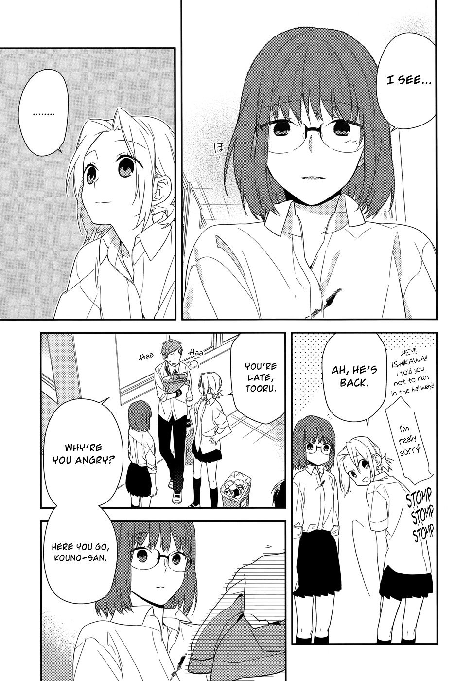 Horimiya, chapter 35