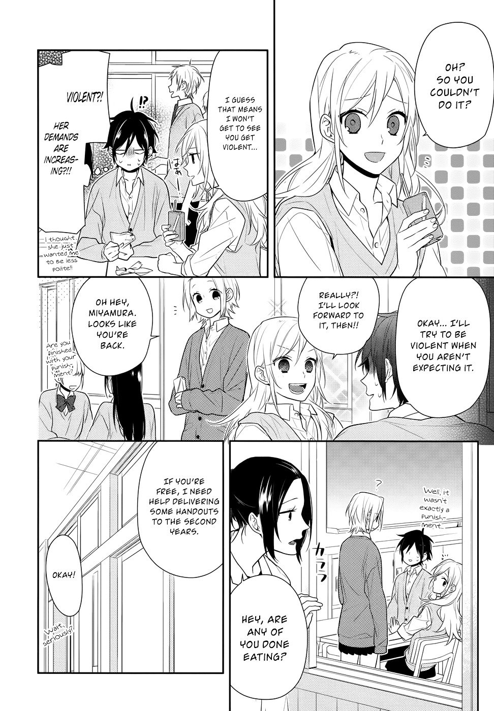 Horimiya, chapter 43