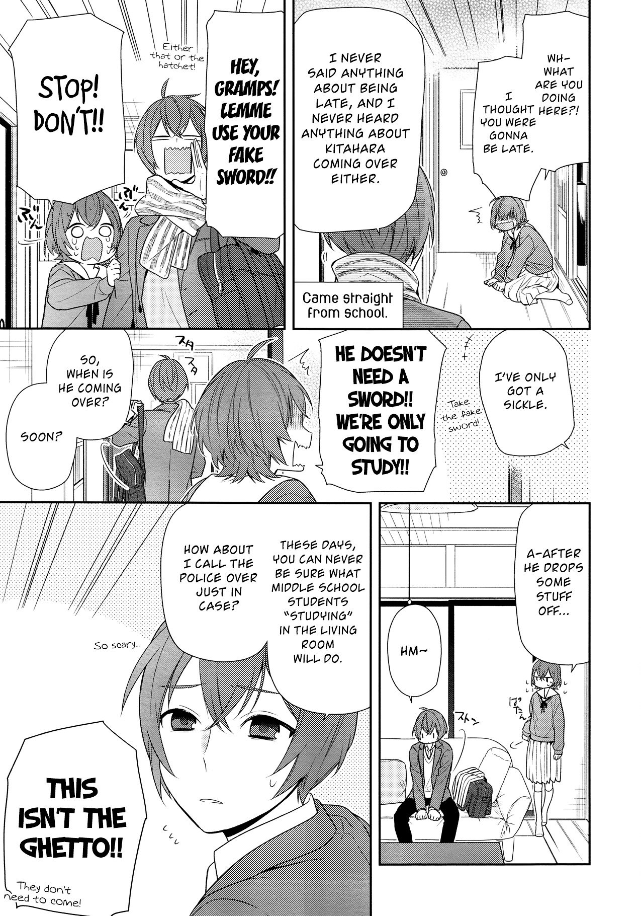 Horimiya, chapter 76