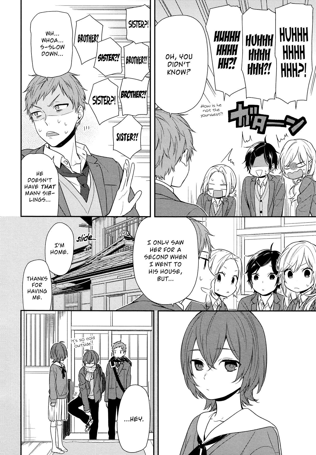 Horimiya, chapter 76