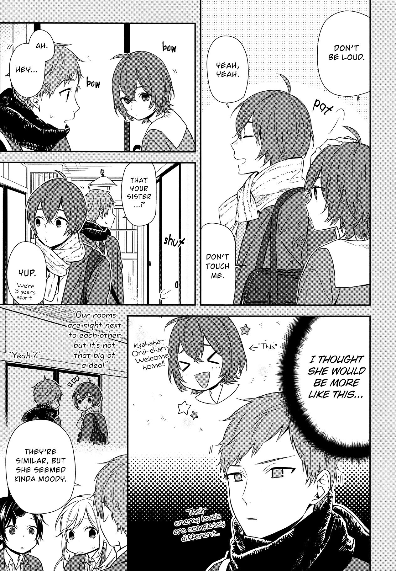 Horimiya, chapter 76