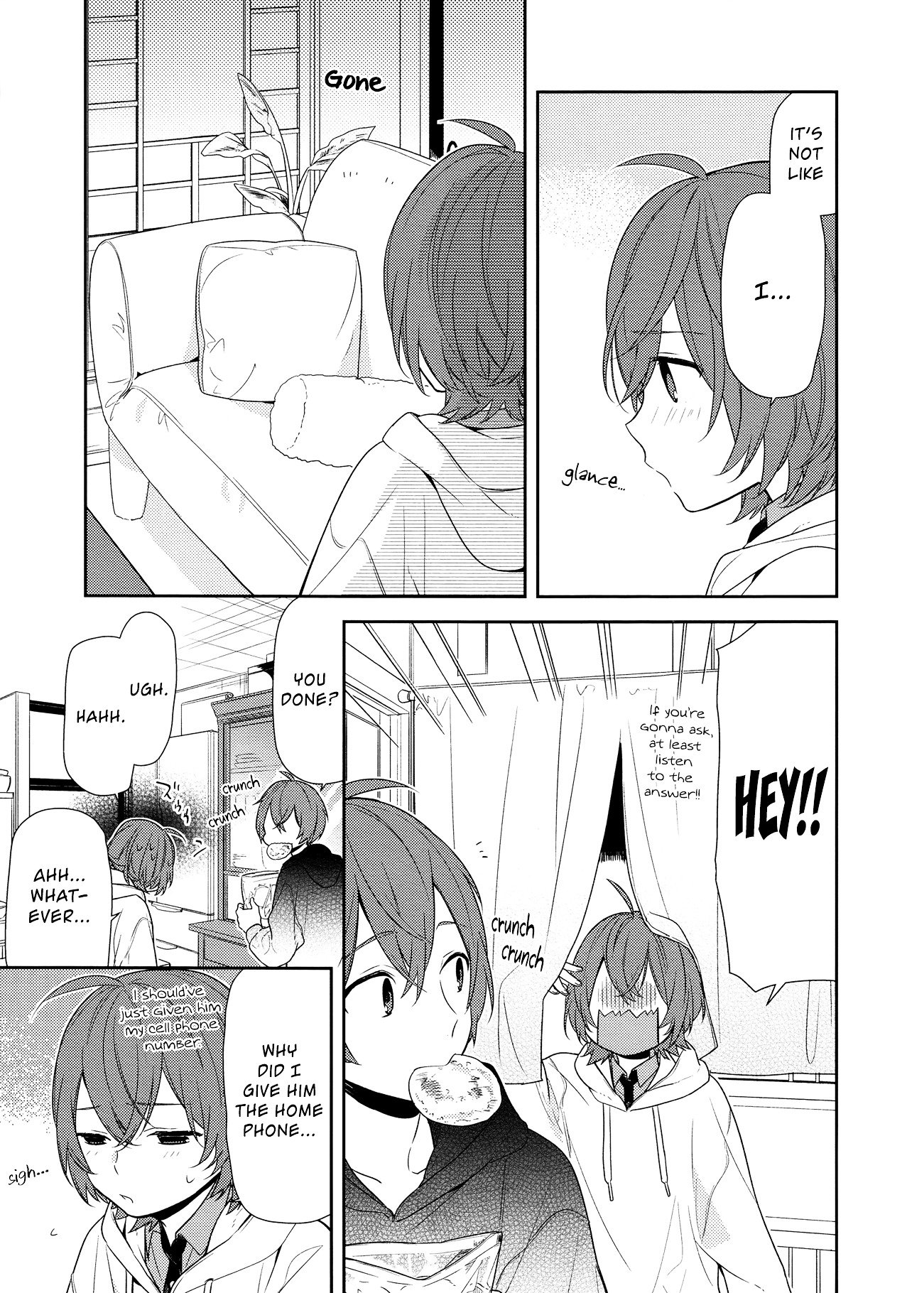 Horimiya, chapter 76