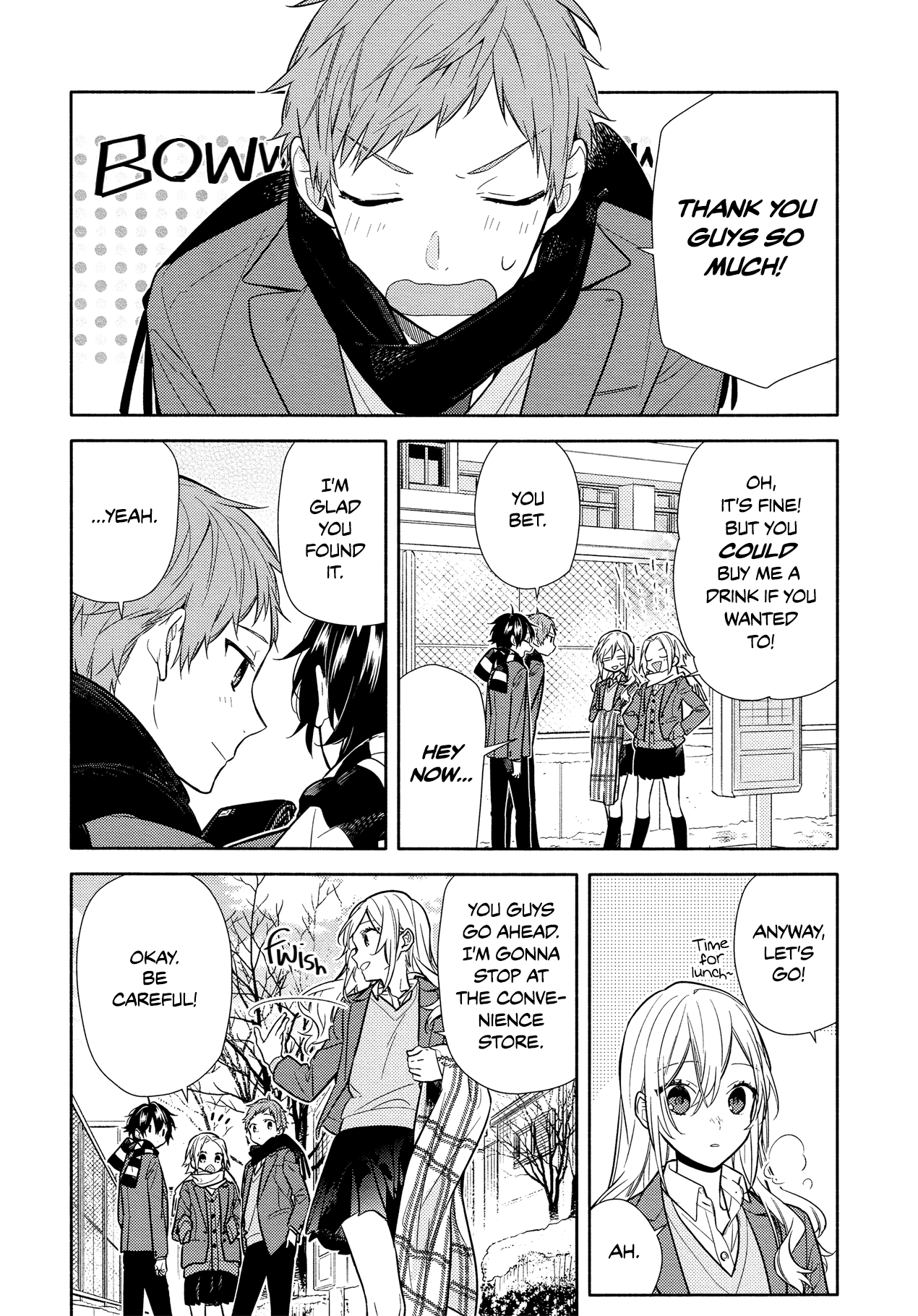 Horimiya, chapter 101