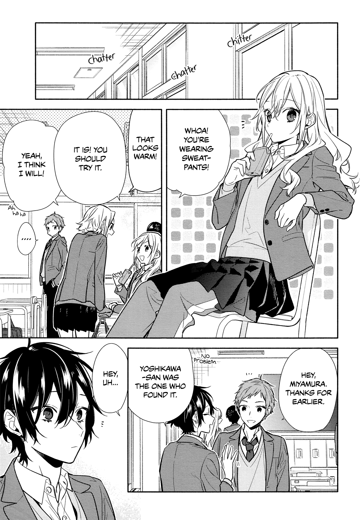 Horimiya, chapter 101