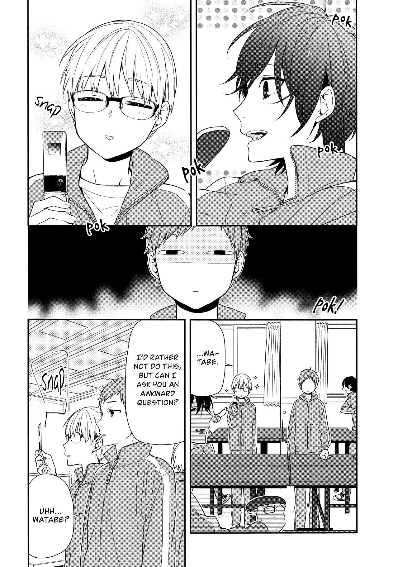 Horimiya, chapter 77