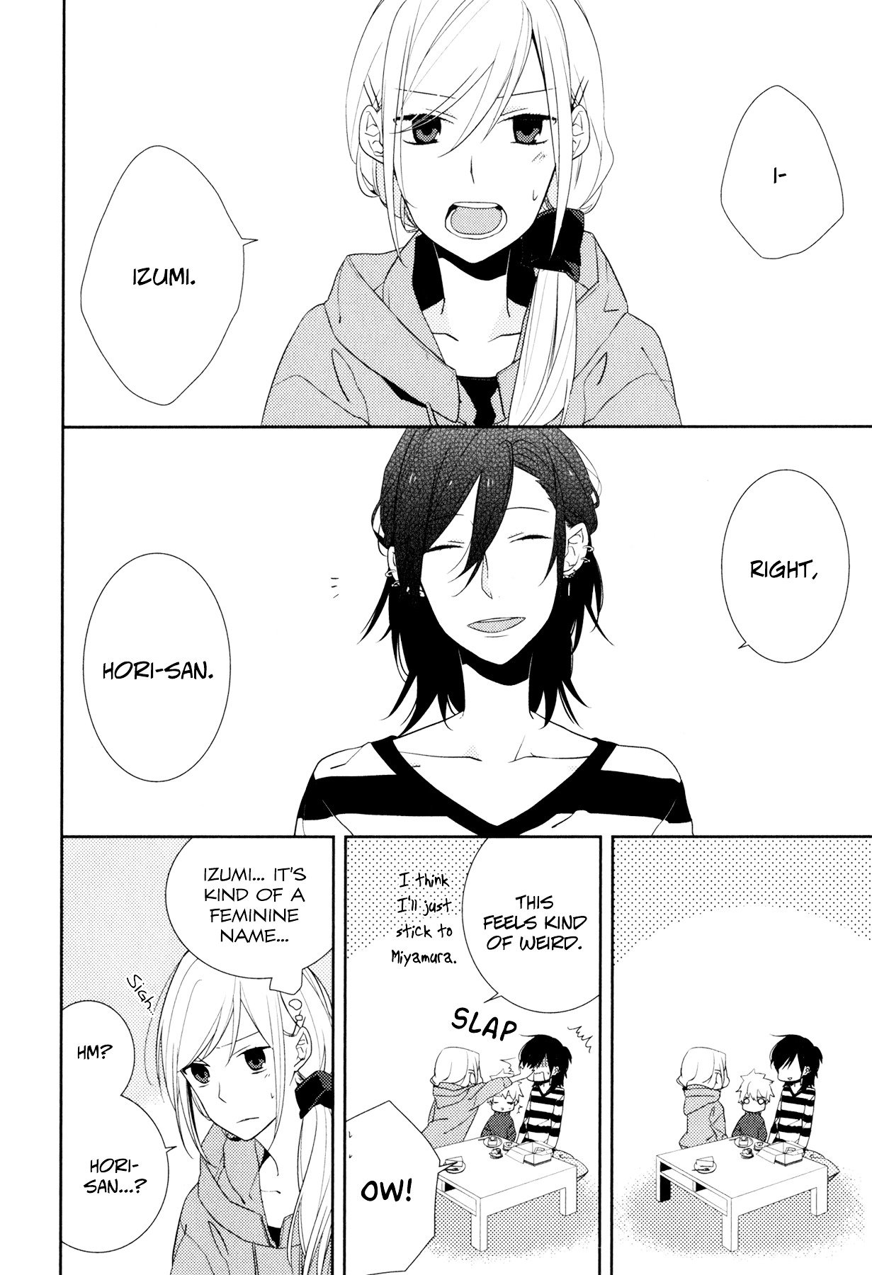 Horimiya, chapter 4