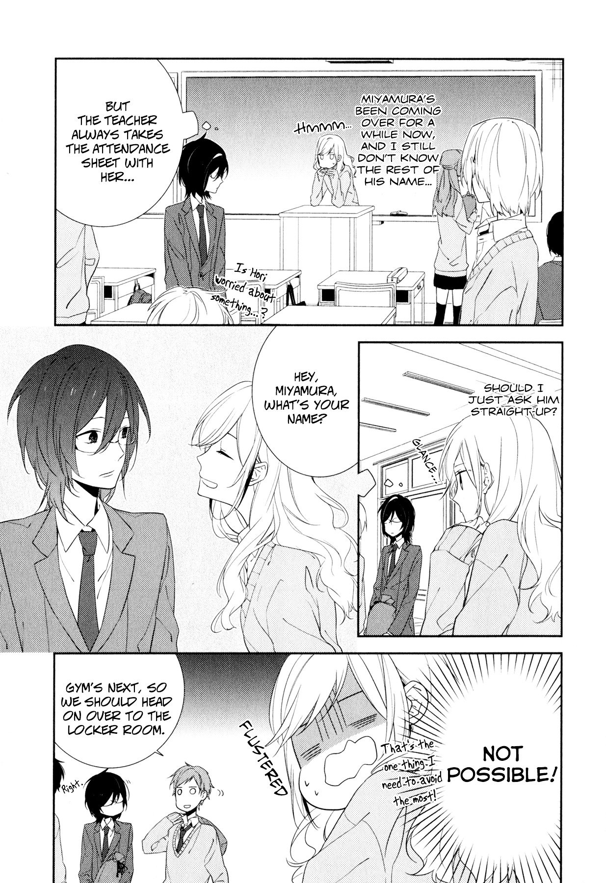 Horimiya, chapter 4