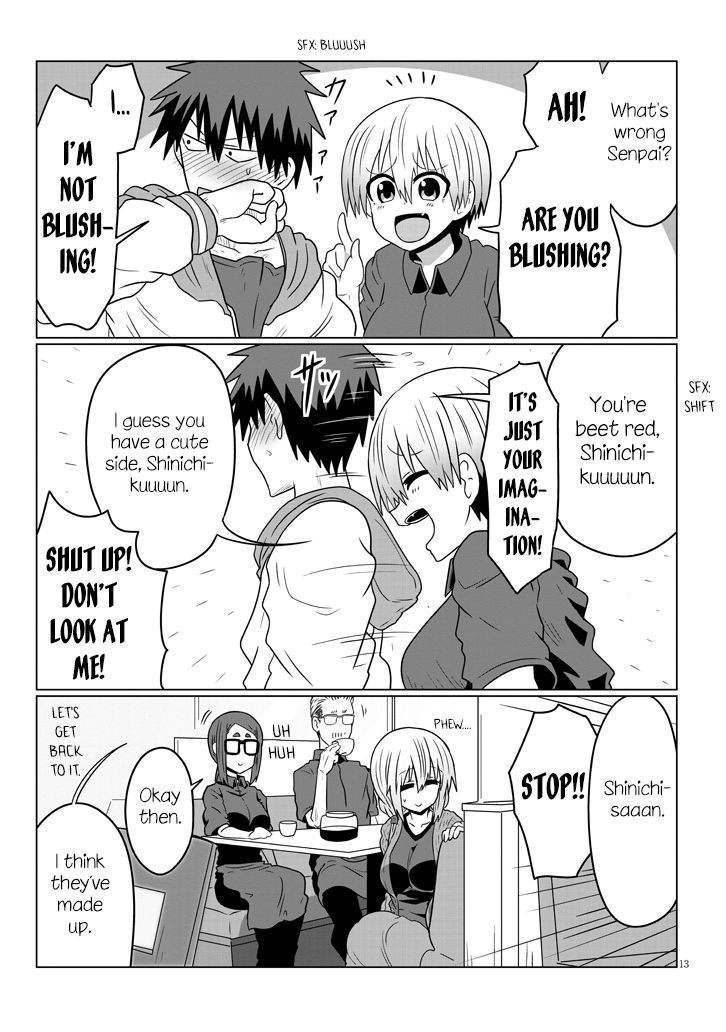 Uzaki-chan Wants to Hang Out!, Chapter 46