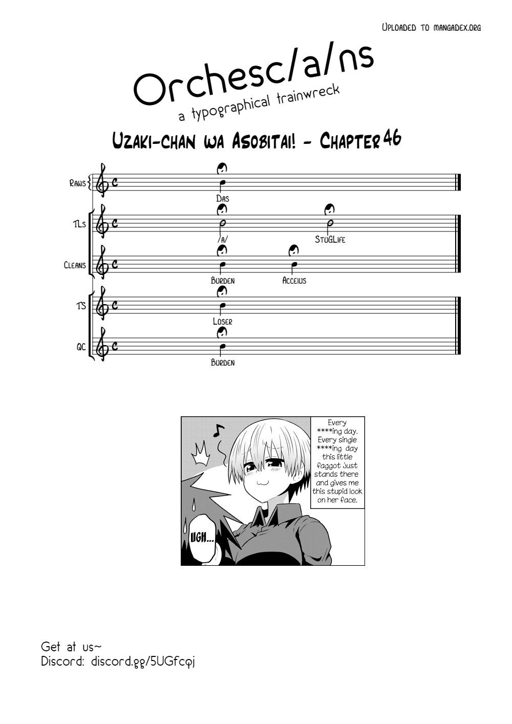 Uzaki-chan Wants to Hang Out!, Chapter 46