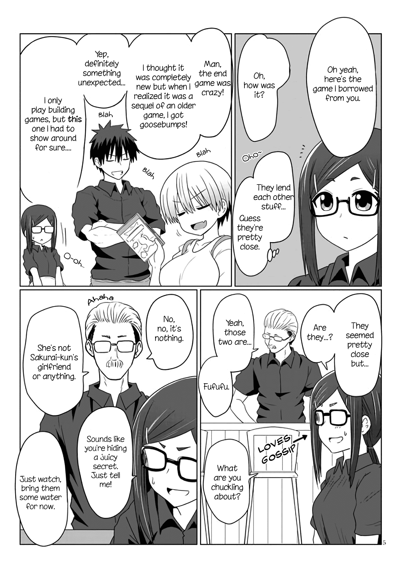 Uzaki-chan Wants to Hang Out!, Chapter 7