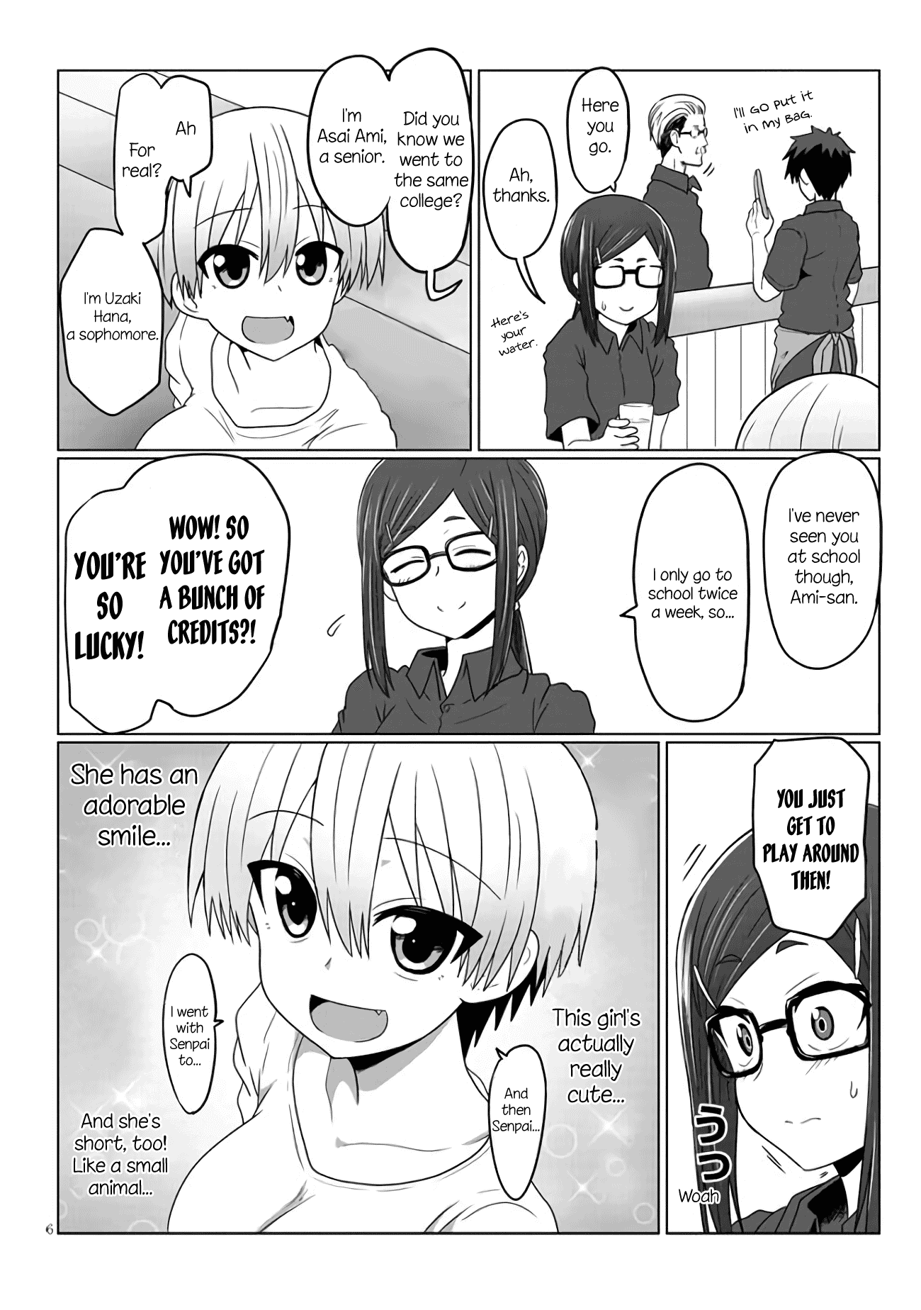 Uzaki-chan Wants to Hang Out!, Chapter 7