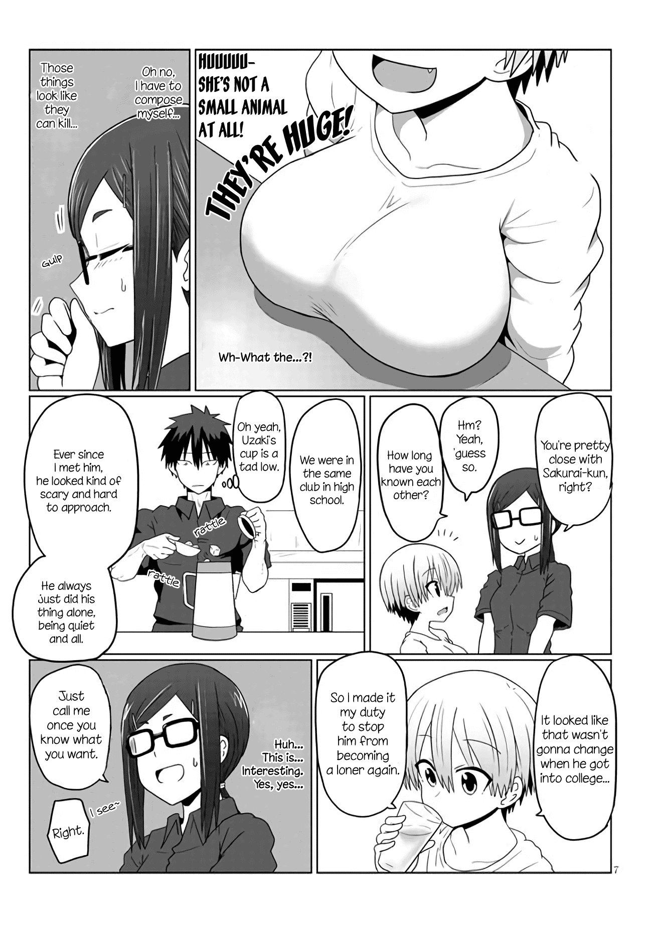 Uzaki-chan Wants to Hang Out!, Chapter 7