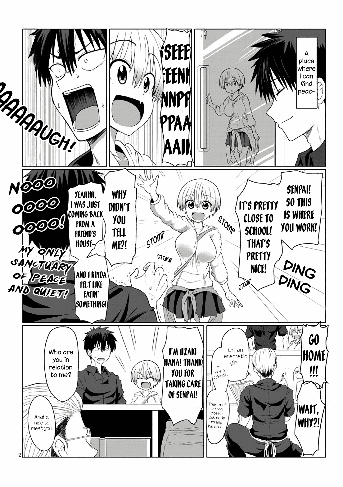 Uzaki-chan Wants to Hang Out!, Chapter 4