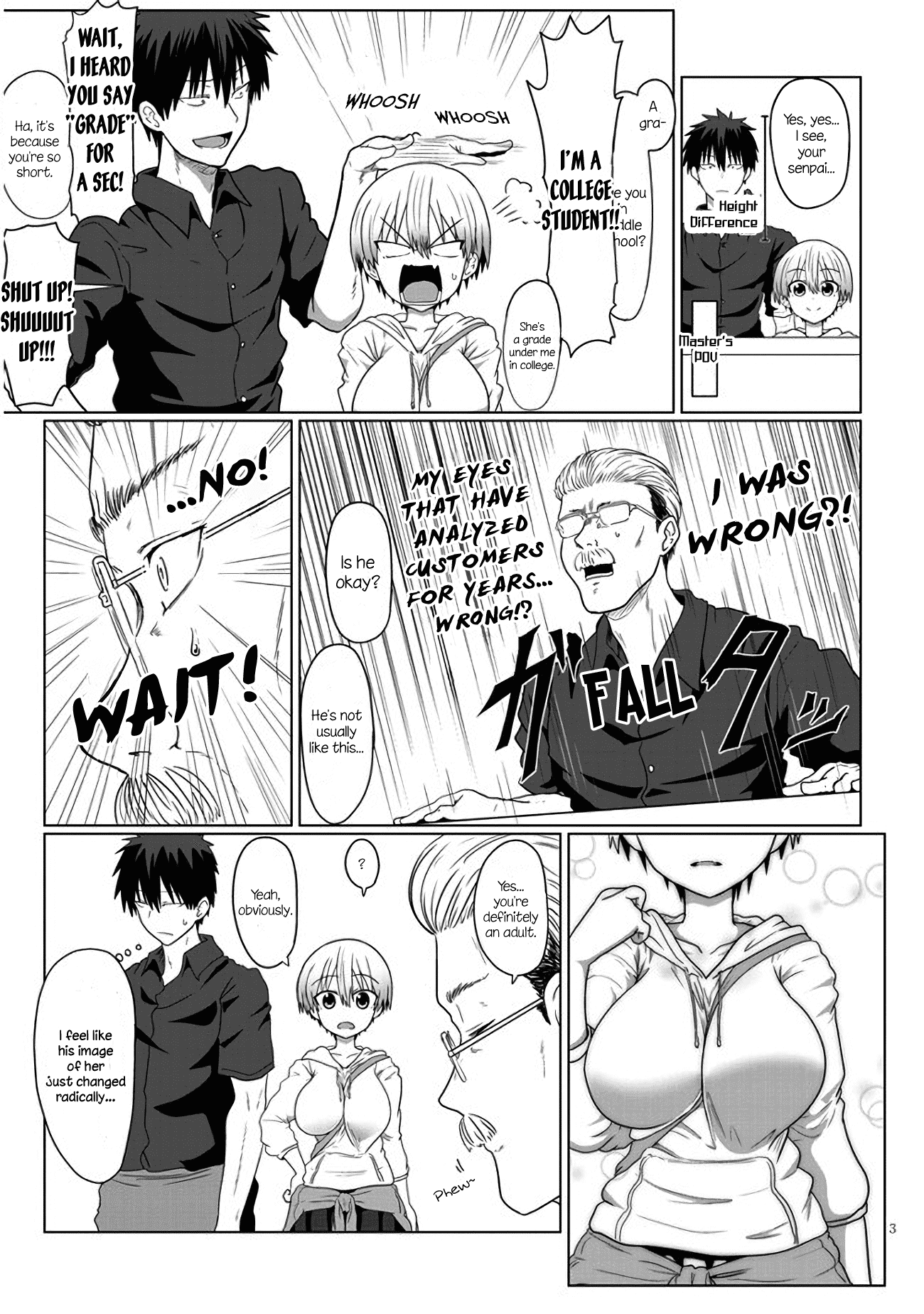 Uzaki-chan Wants to Hang Out!, Chapter 4