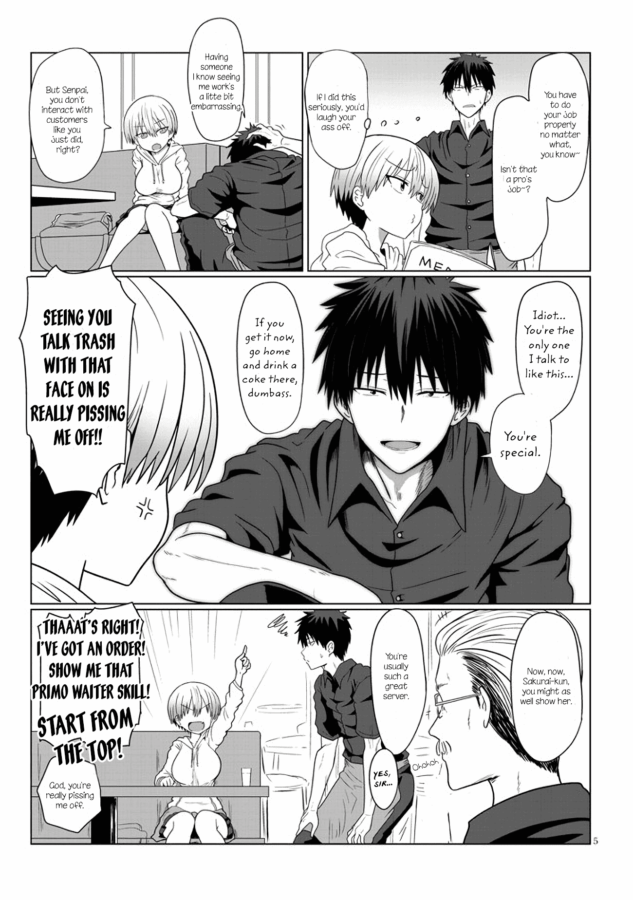 Uzaki-chan Wants to Hang Out!, Chapter 4