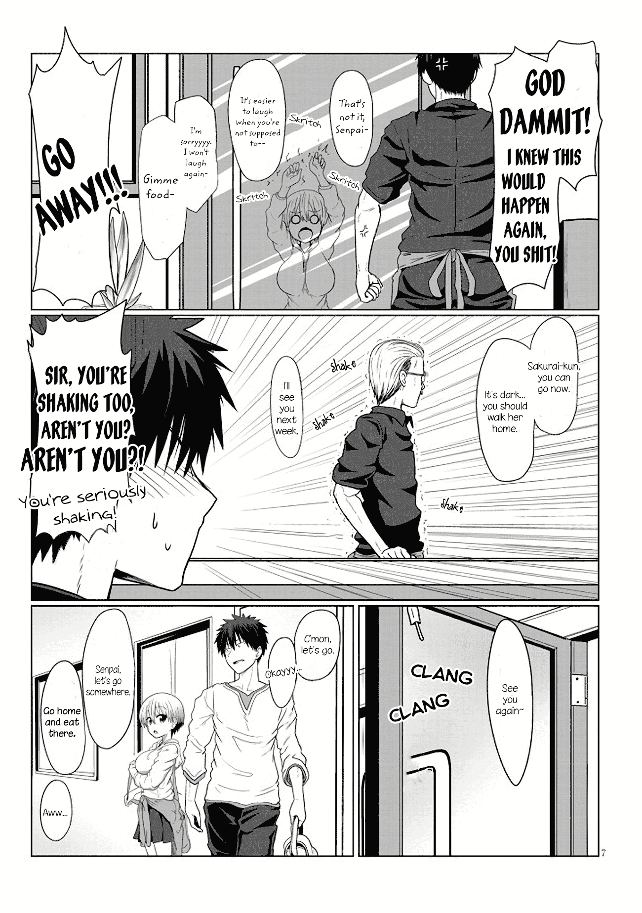 Uzaki-chan Wants to Hang Out!, Chapter 4