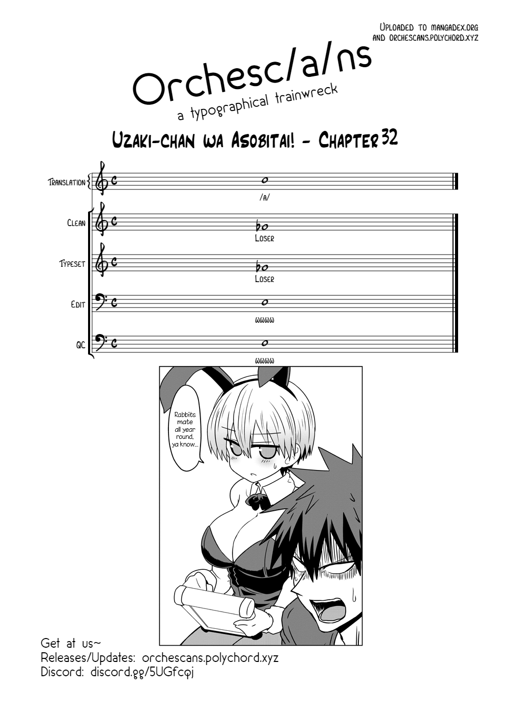 Uzaki-chan Wants to Hang Out!, Chapter 32