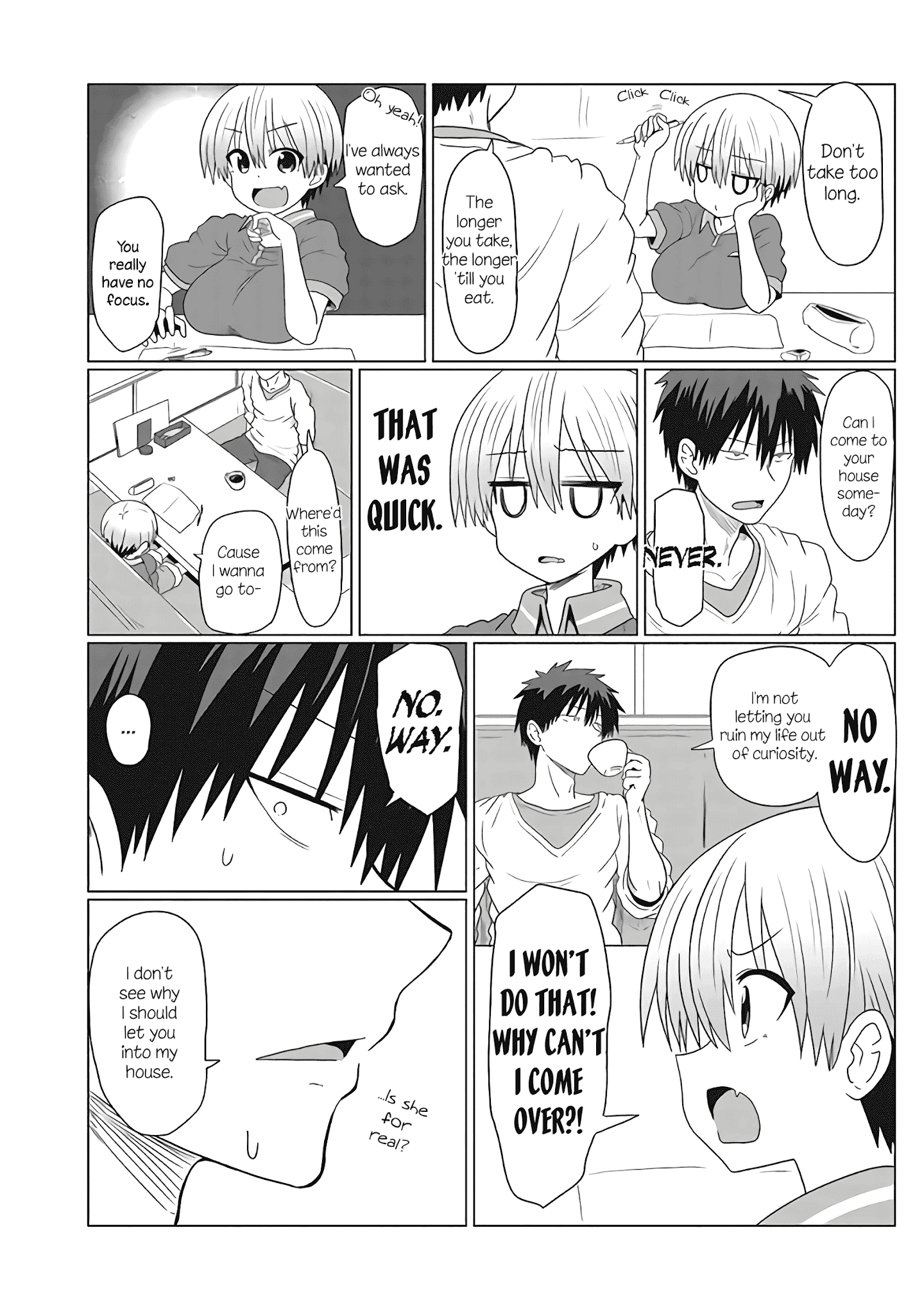 Uzaki-chan Wants to Hang Out!, Chapter 5.2