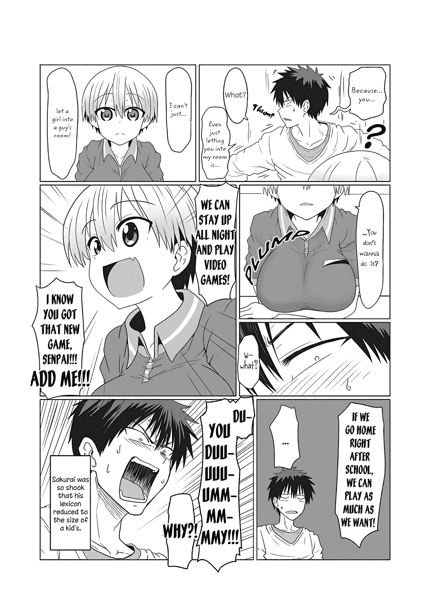 Uzaki-chan Wants to Hang Out!, Chapter 5.2