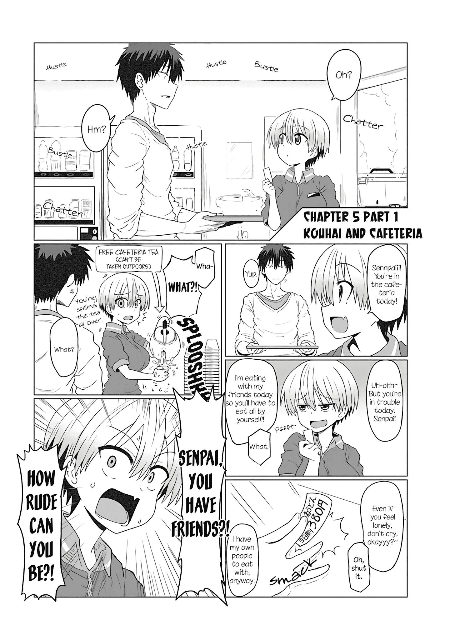 Uzaki-chan Wants to Hang Out!, Chapter 5.1