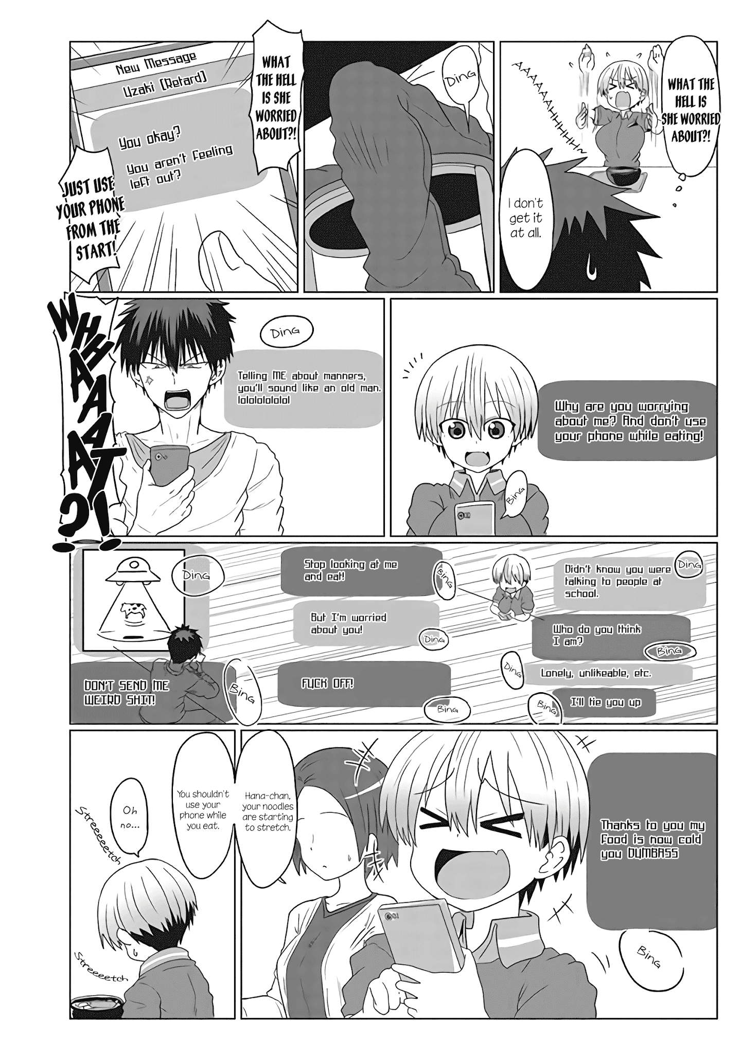 Uzaki-chan Wants to Hang Out!, Chapter 5.1