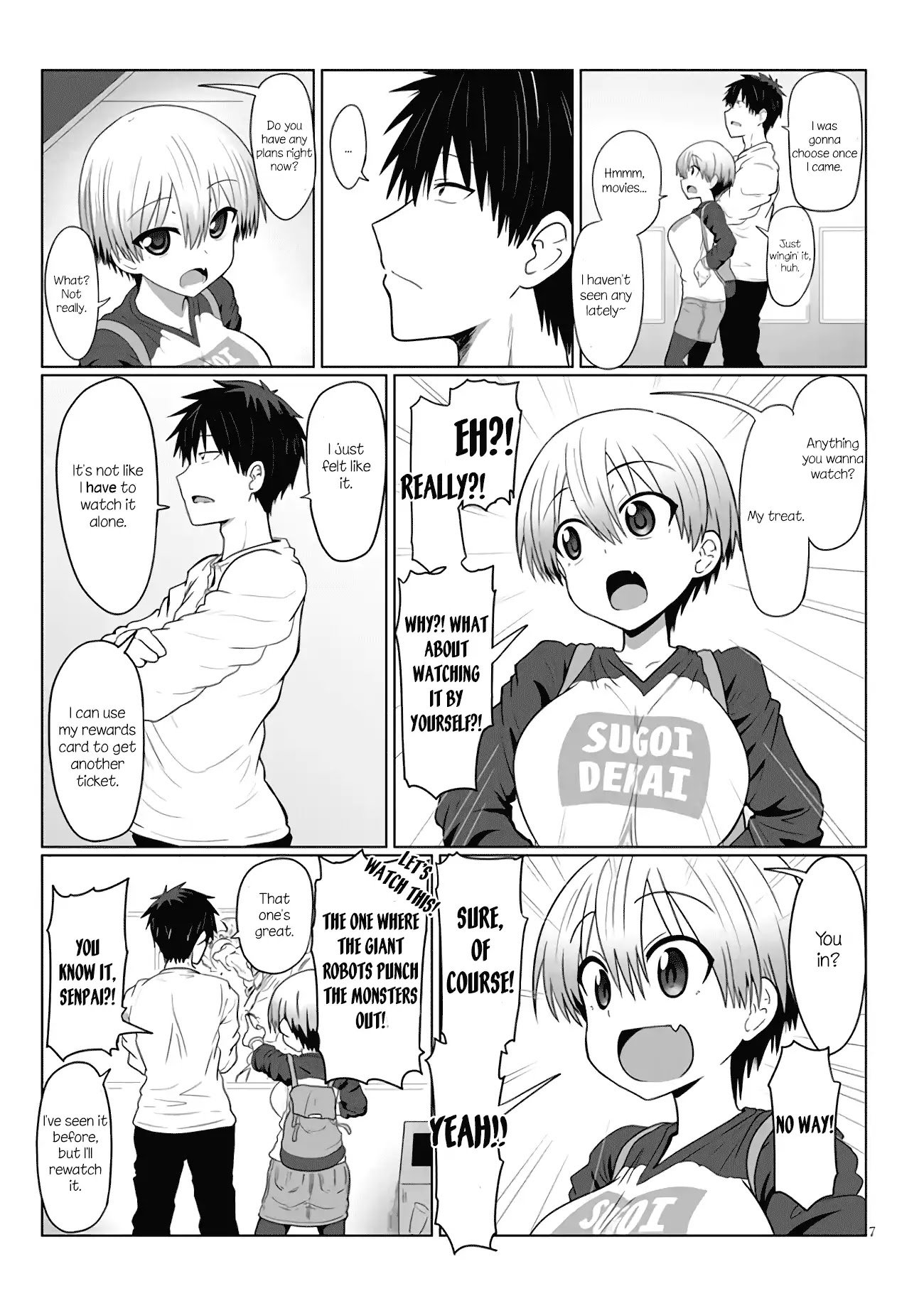 Uzaki-chan Wants to Hang Out!, Chapter 2