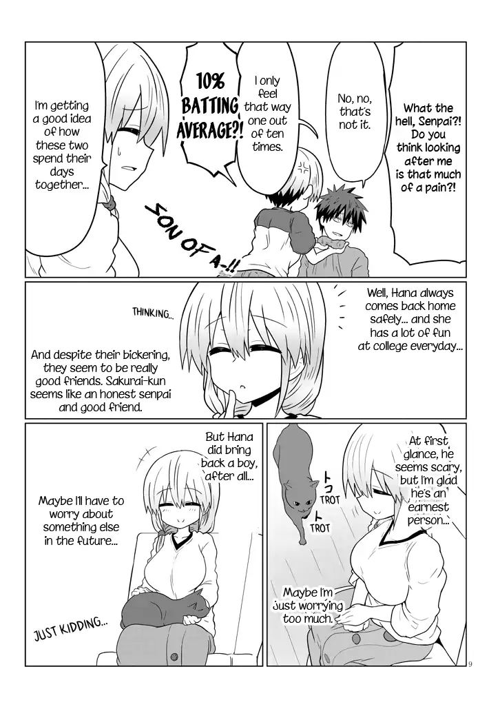Uzaki-chan Wants to Hang Out!, Chapter 24