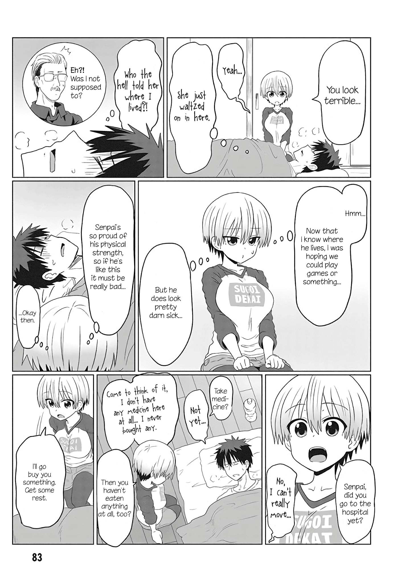 Uzaki-chan Wants to Hang Out!, Chapter 8