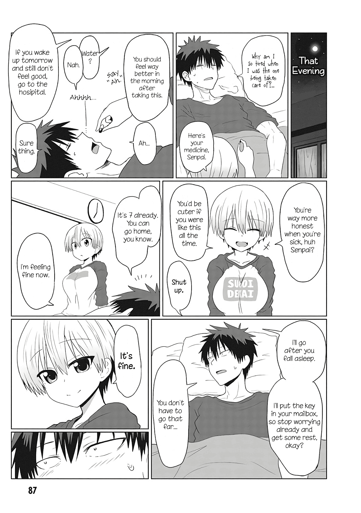 Uzaki-chan Wants to Hang Out!, Chapter 8