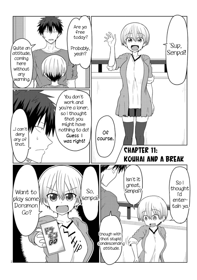 Uzaki-chan Wants to Hang Out!, Chapter 11