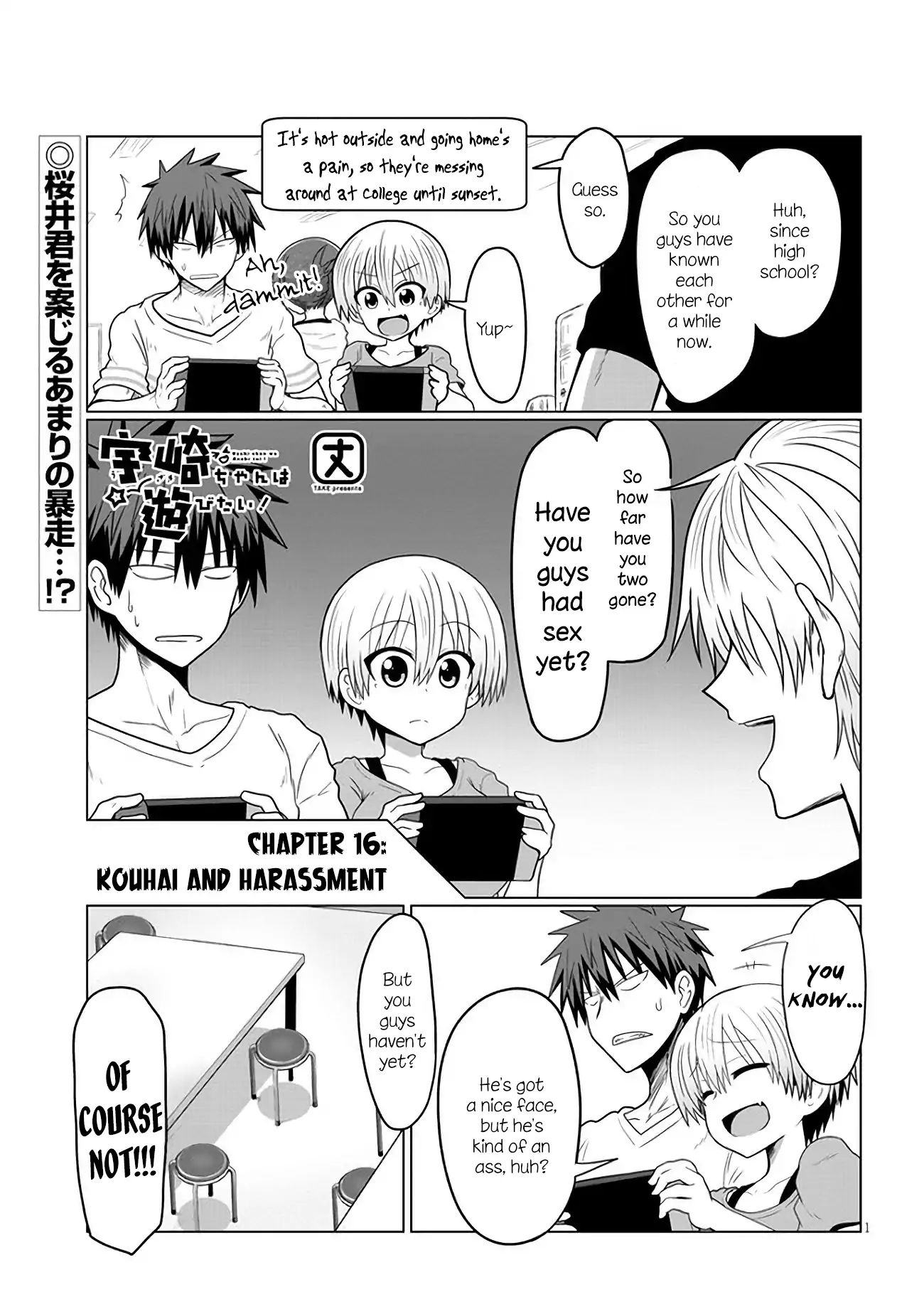 Uzaki-chan Wants to Hang Out!, Chapter 16