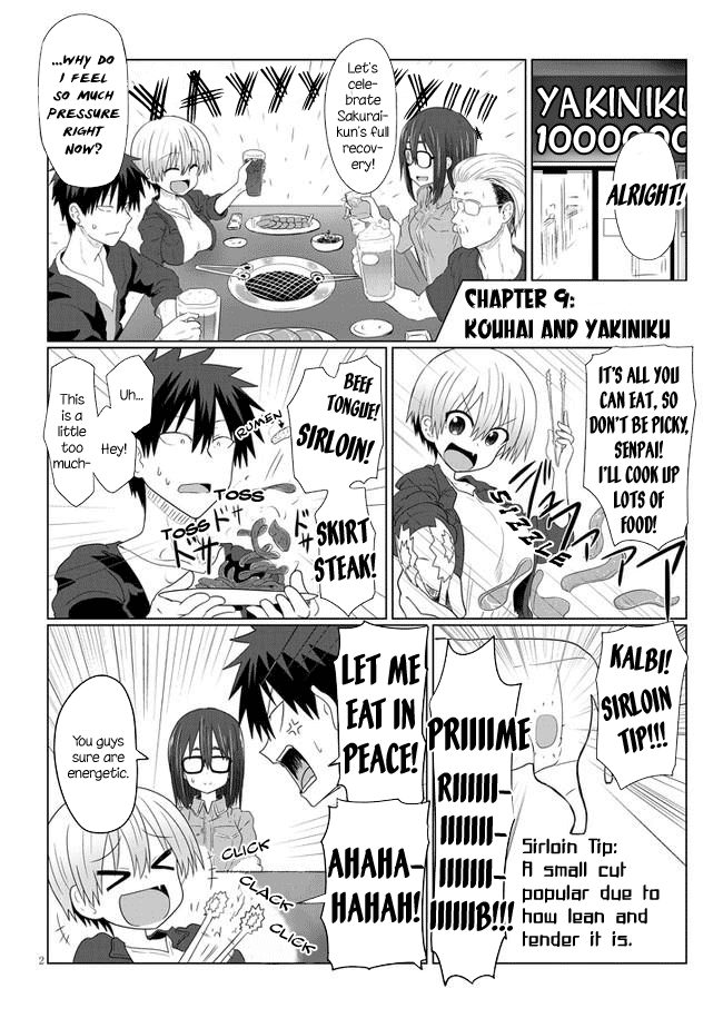 Uzaki-chan Wants to Hang Out!, Chapter 9