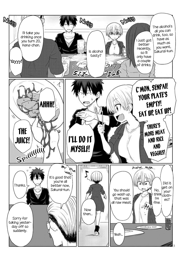 Uzaki-chan Wants to Hang Out!, Chapter 9