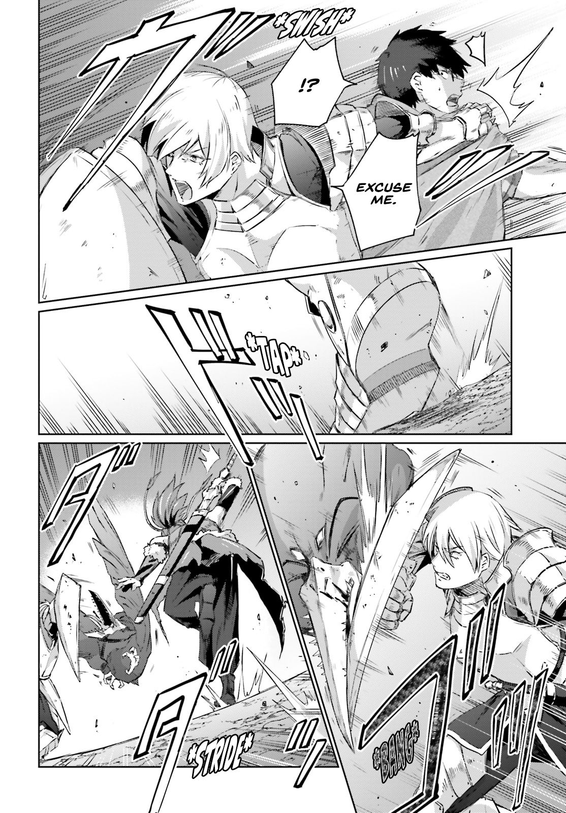 DanMachi 4-panel Comic: Dou Kangaetemo Dungeon ni Moguru no ga