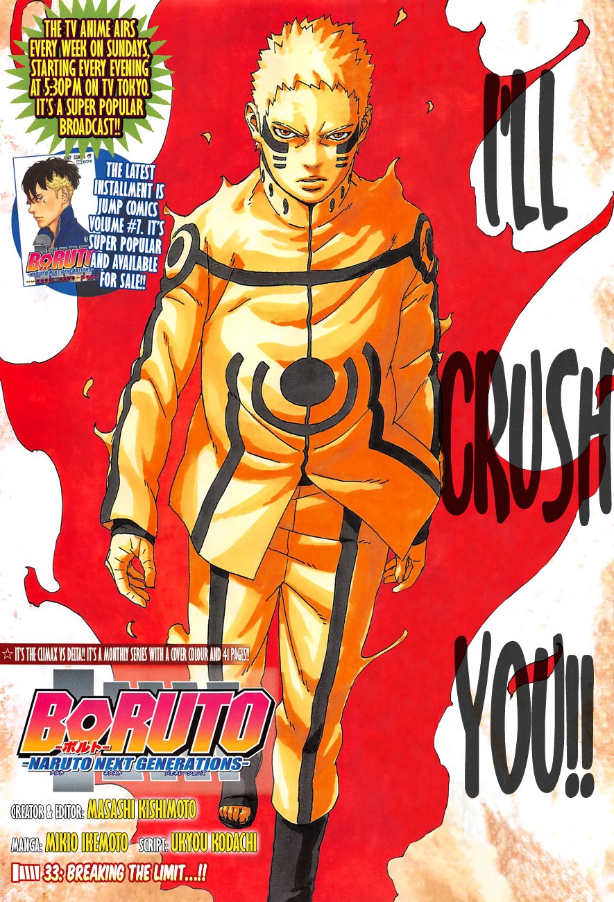 Boruto: Naruto Next Generations Chapter 33 : Breaking The Limit | Page 0