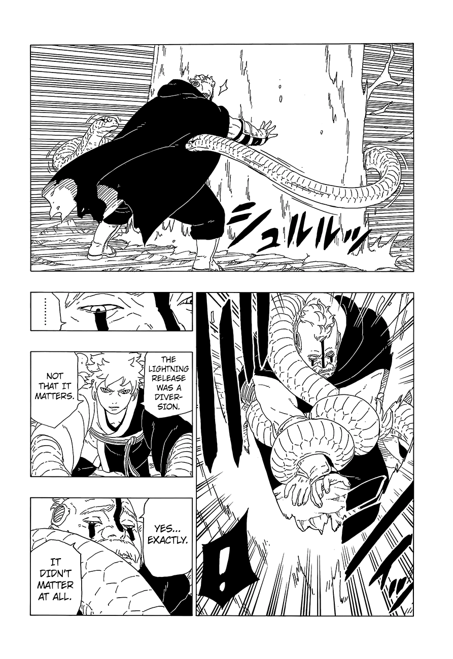 Boruto: Naruto Next Generations Chapter 40 : Unknown Jutsu | Page 33