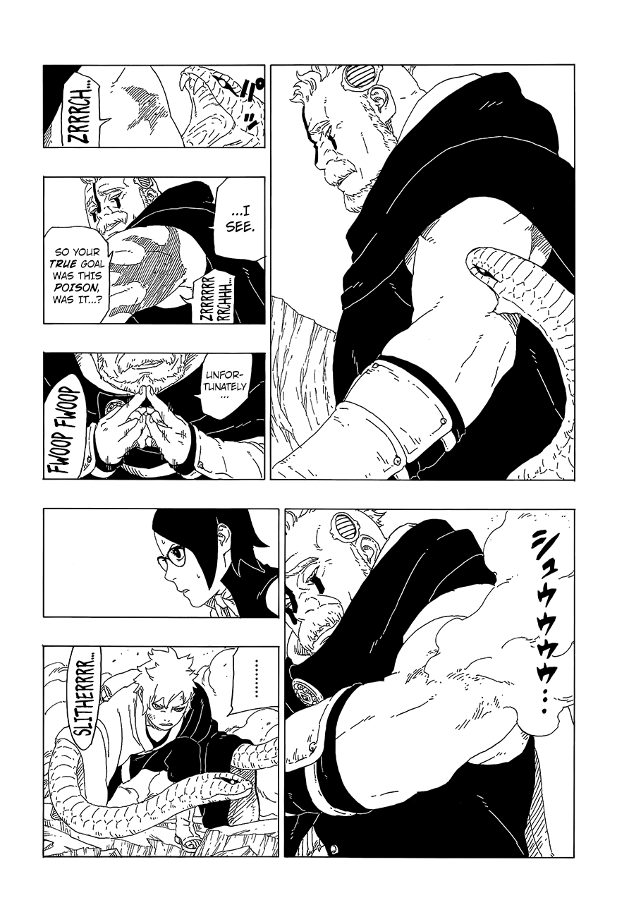 Boruto: Naruto Next Generations Chapter 40 : Unknown Jutsu | Page 35