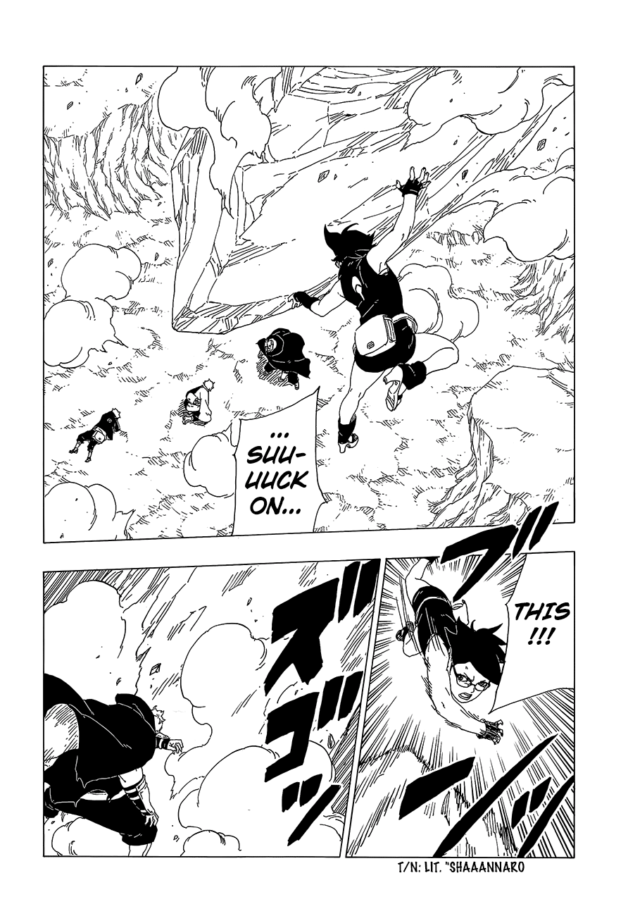 Boruto: Naruto Next Generations Chapter 40 : Unknown Jutsu | Page 37