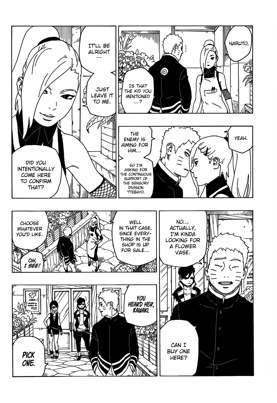 Boruto: Naruto Next Generations Chapter 28 : Flowers | Page 17