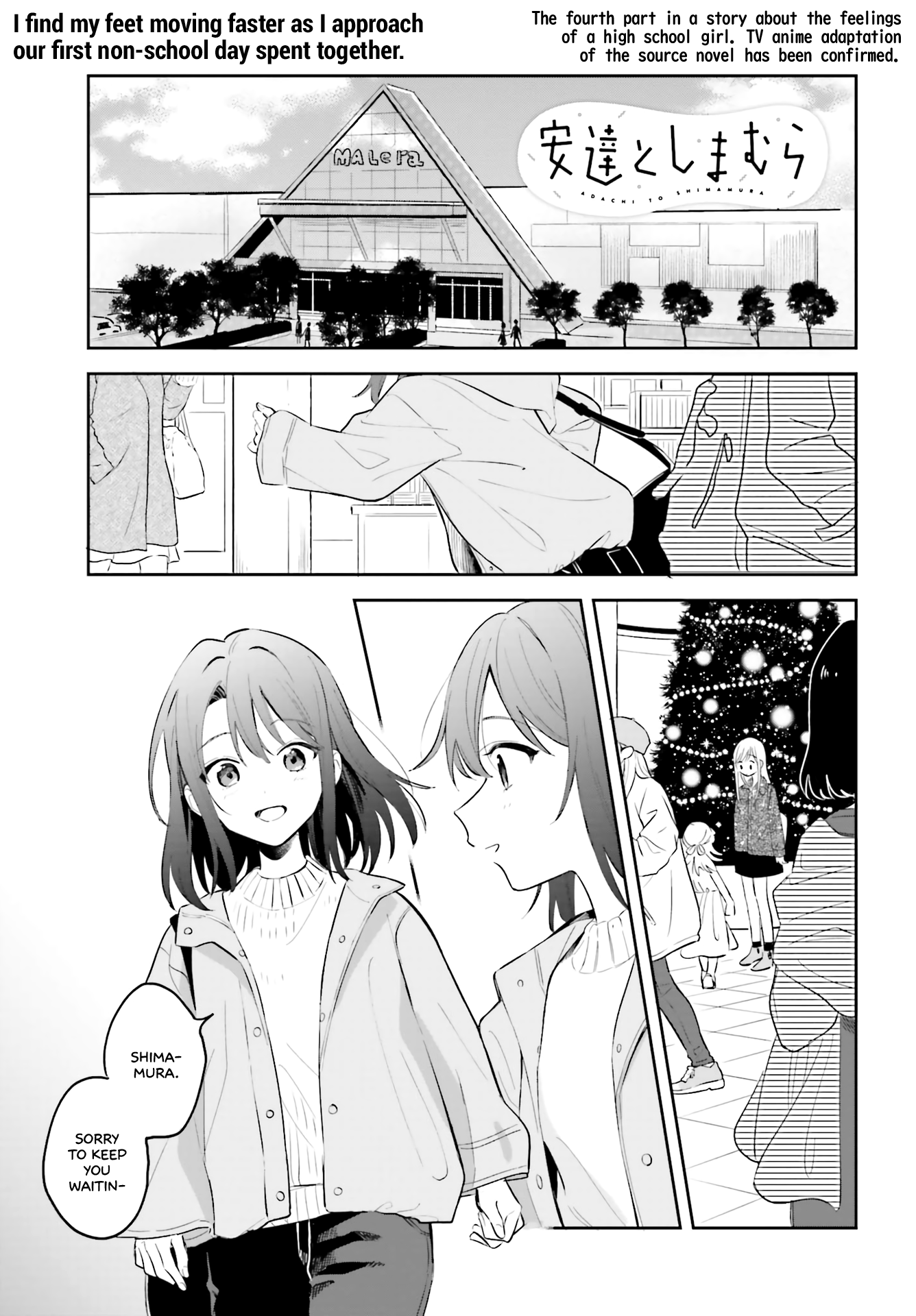 Read Adachi to Shimamura (Moke Yuzuhara) Manga English [New Chapters ...