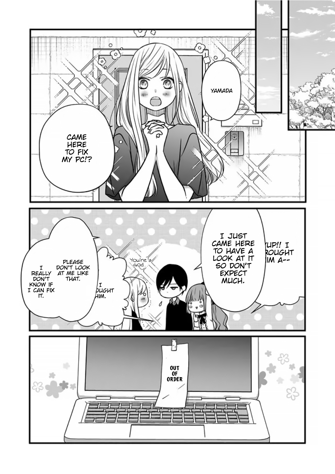 My Love Story With Yamada-kun At Lv999 manga on break due to  mashiro-sensei's health condition. Chapter 103 will return on November 01.…