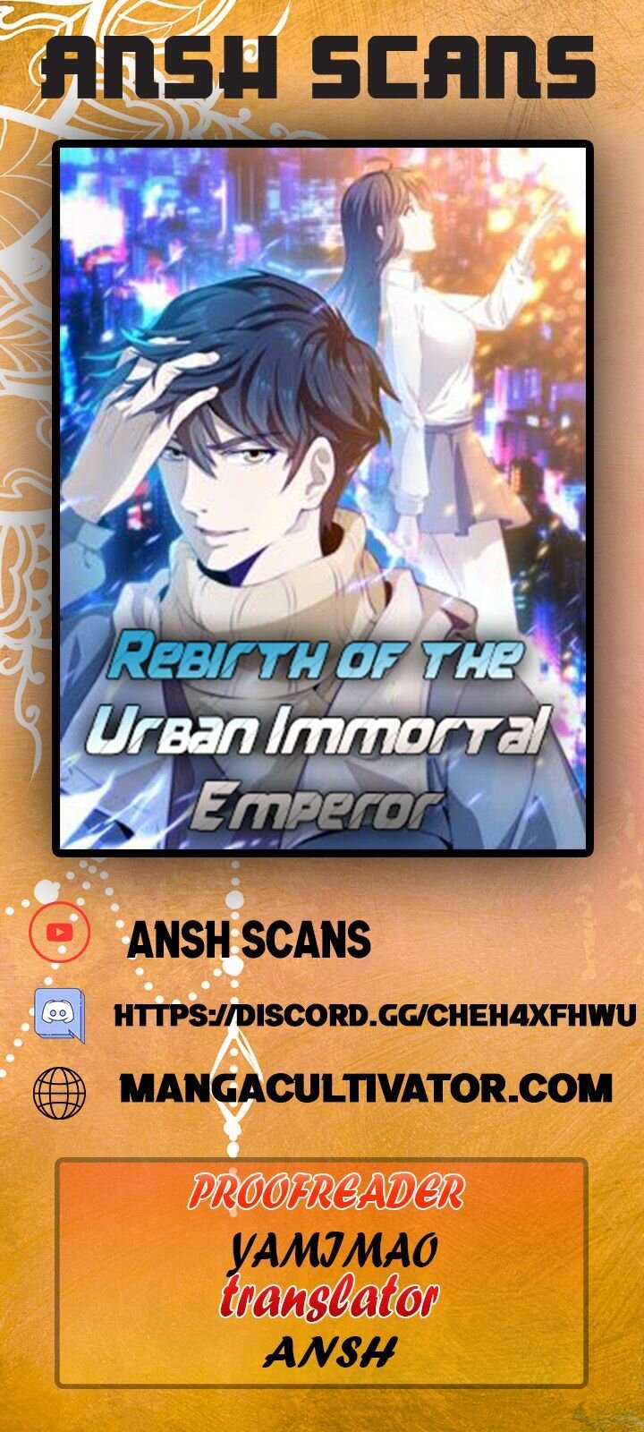 Immortal King of the City Manga