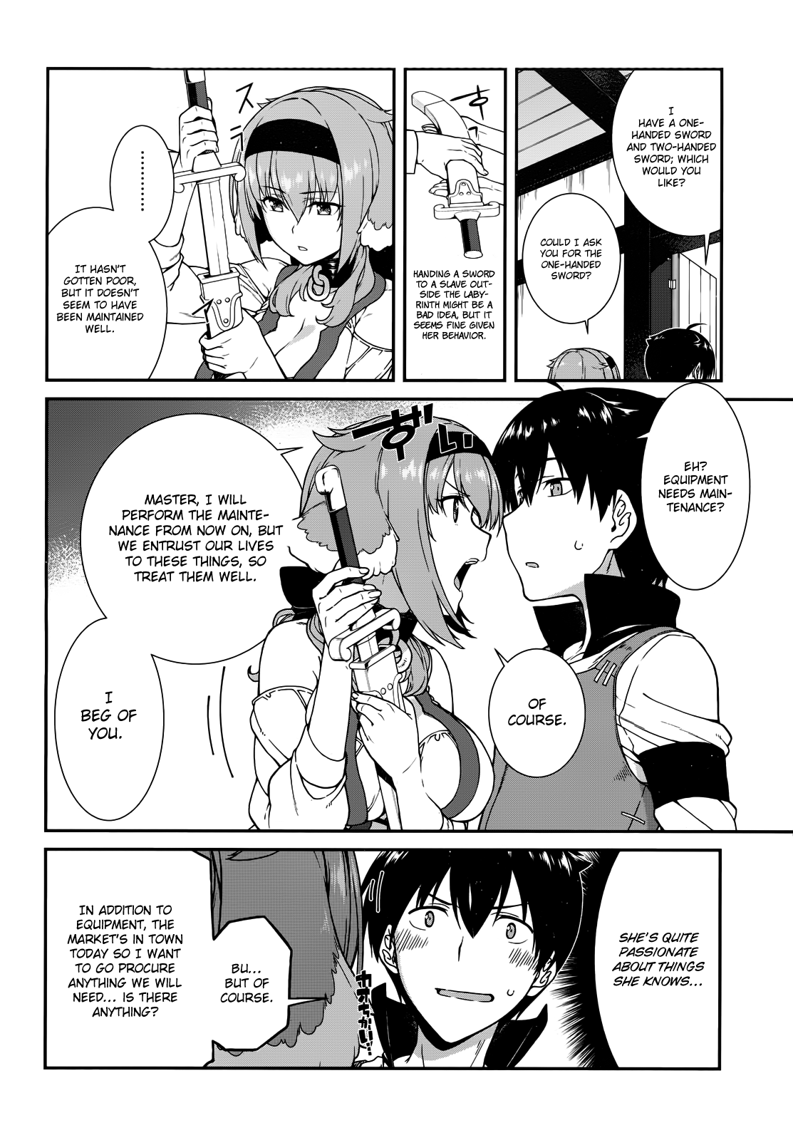 Isekai Meikyuu de Harem o, chapter 10