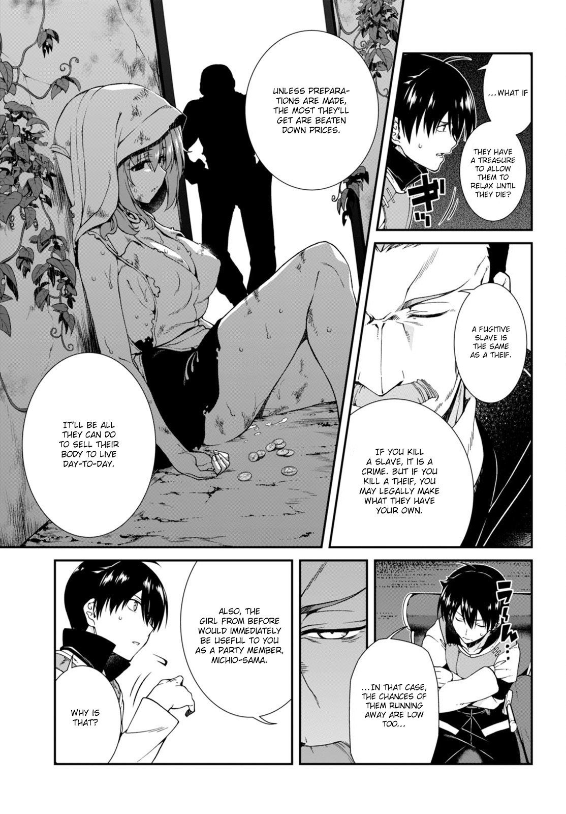 Isekai Meikyuu de Harem o, chapter 4