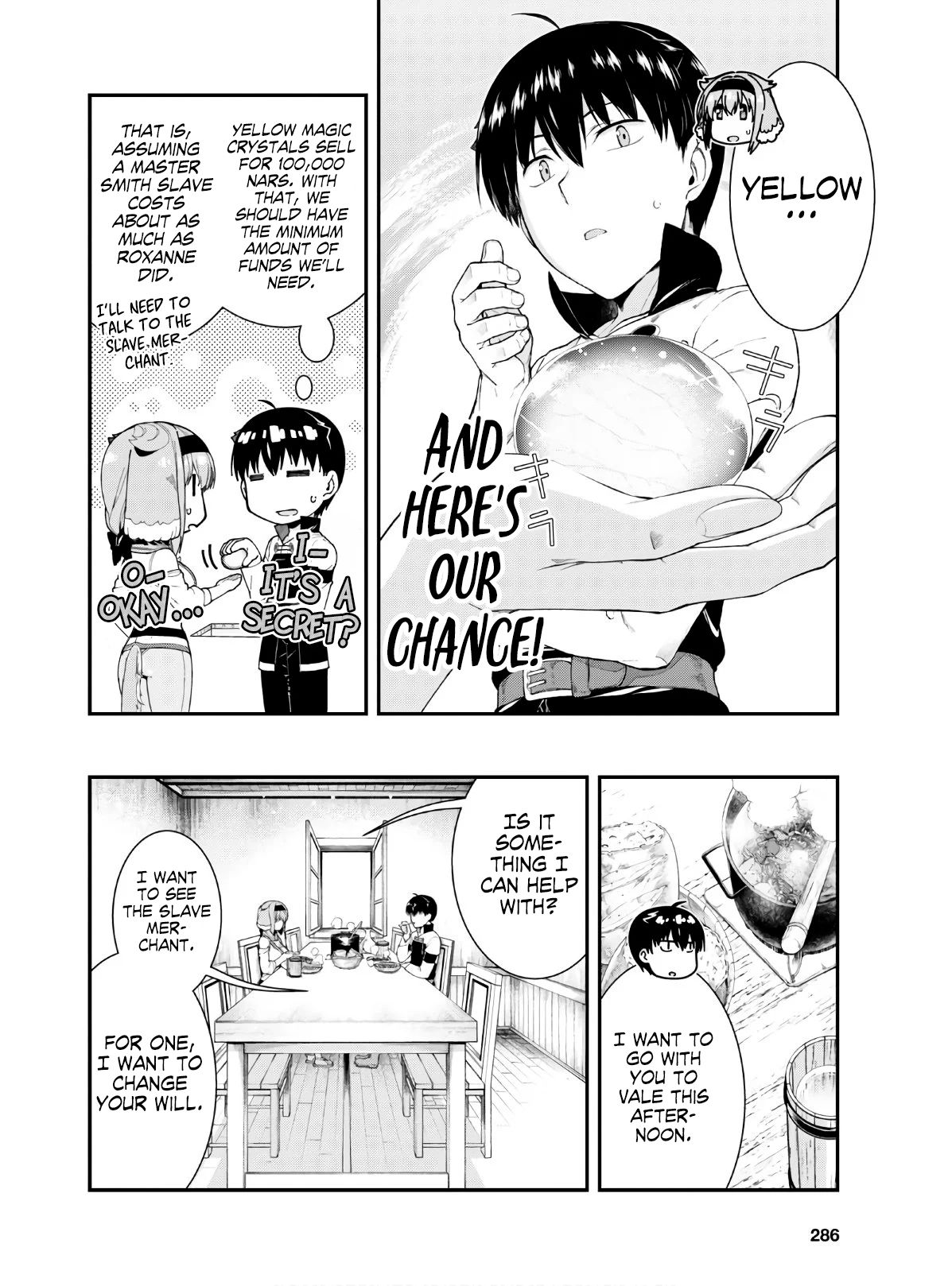 Isekai Meikyuu de Harem o, chapter 37