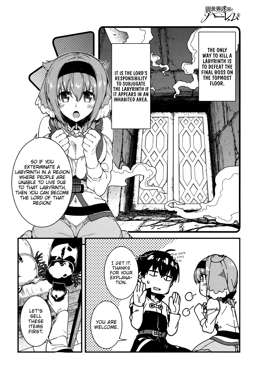 Isekai Meikyuu de Harem o, chapter 14