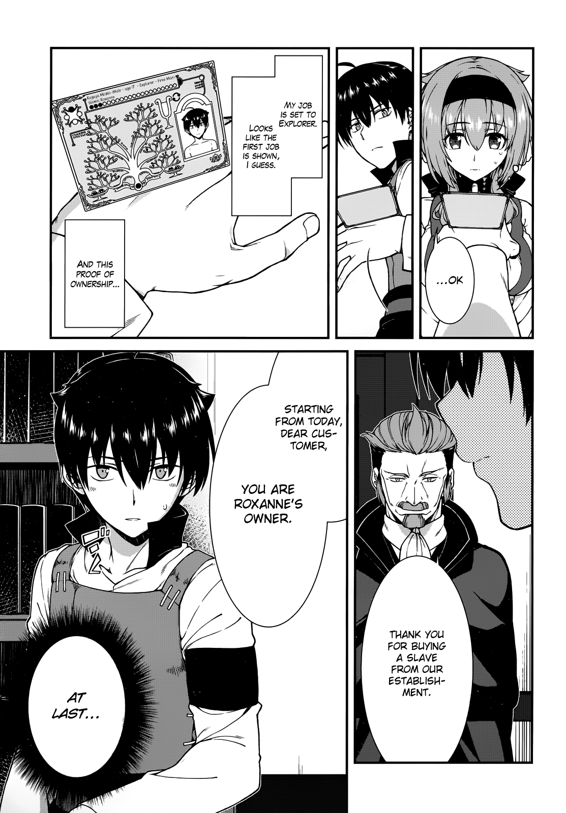 Isekai Meikyuu de Harem o, chapter 9