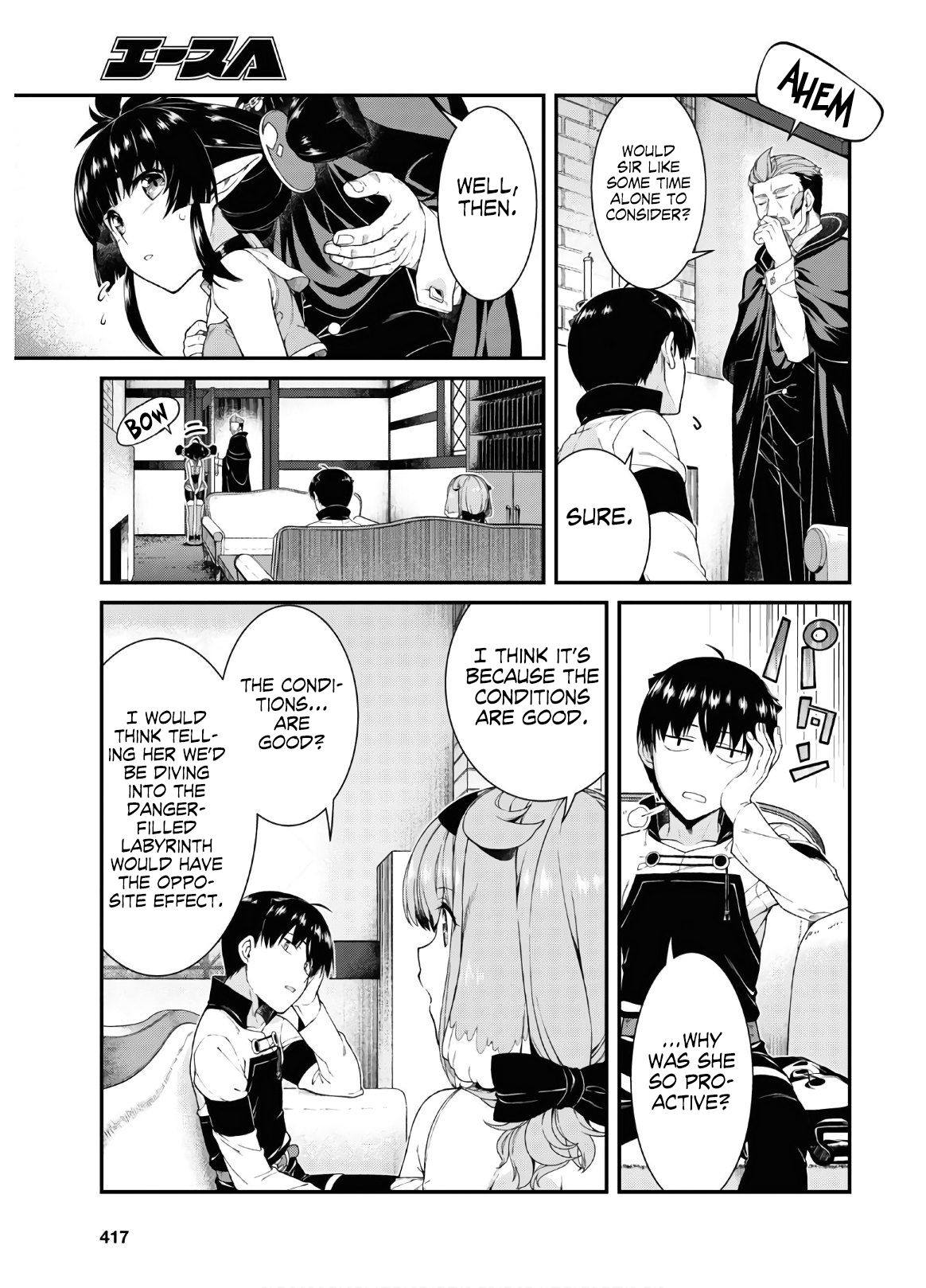 Isekai Meikyuu de Harem o, chapter 38