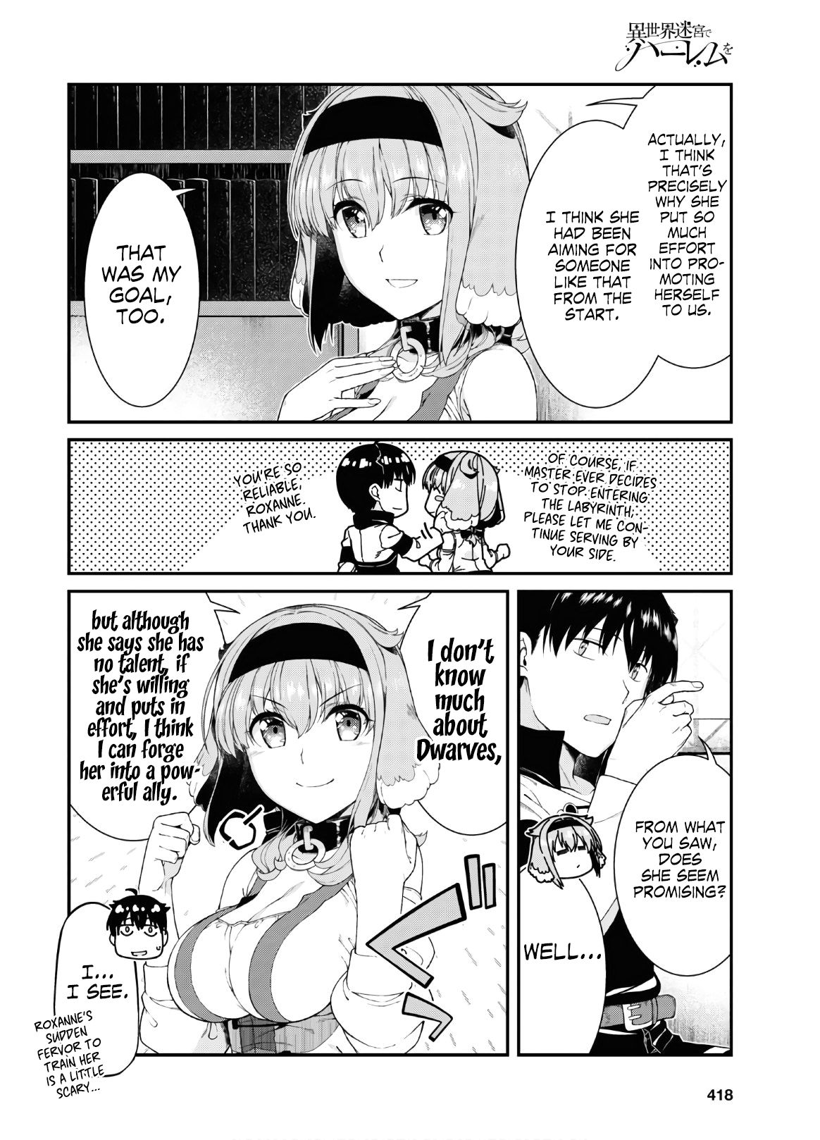 Isekai Meikyuu de Harem o, chapter 38