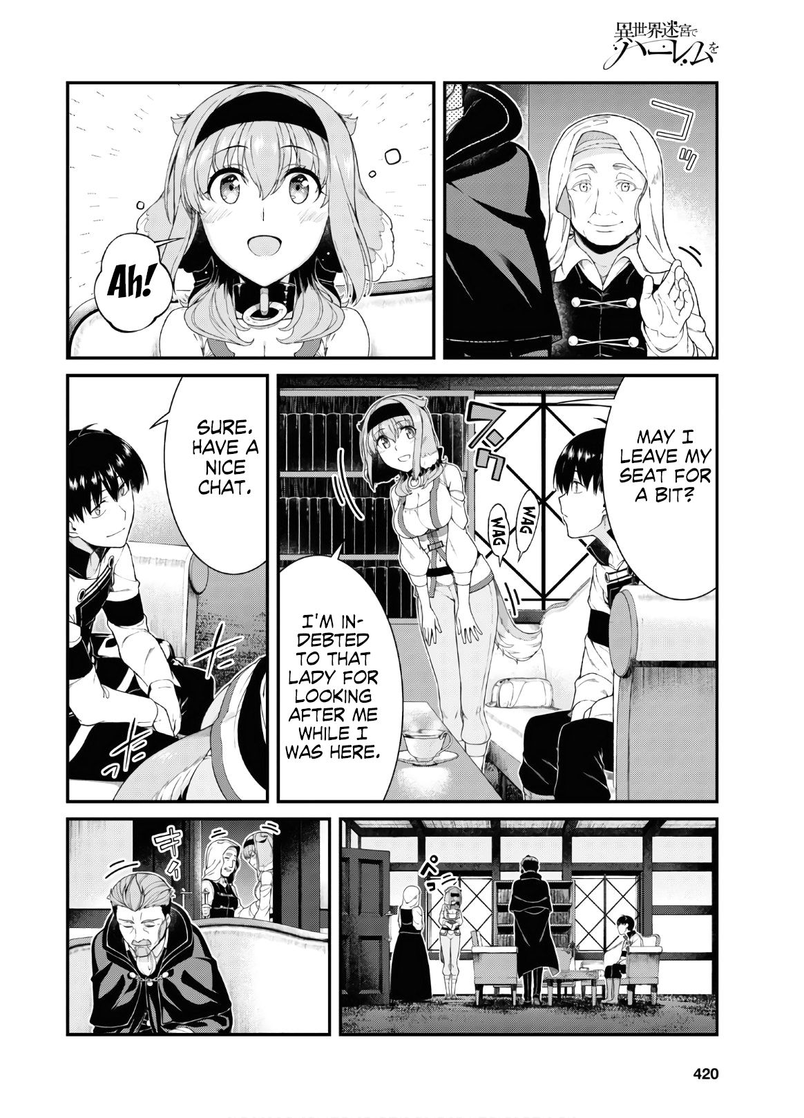 Isekai Meikyuu de Harem o, chapter 38